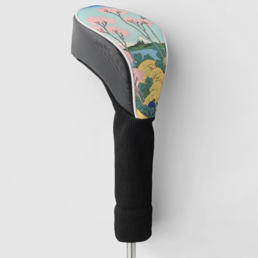 Hokusai Fuji van Gotenyama op het Hokaidō Golfheadcover (Schuin)