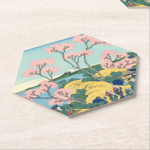 Hokusai Fuji van Gotenyama op het Hokaidō Kartonnen Onderzetters