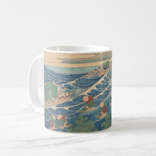 Hokusai Fuji vu de Kanaya Mug (Devant gauche)