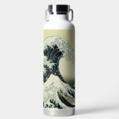Hokusai Grande Vague Bouteille Isolée (Avant)