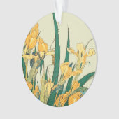 Hokusai grasshopper et iris Japon (devant)