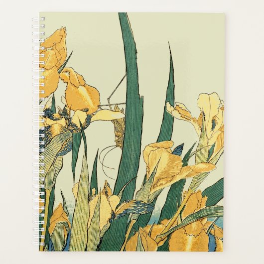 Hokusai grasshopper et iris Japon (Devant)