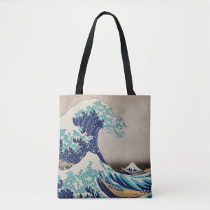 Hokusai Great Wave off Kanagawa.  japan kunst Draagtas