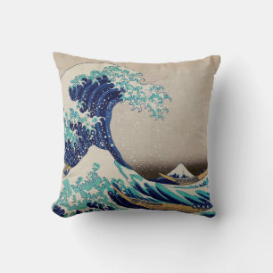 Hokusai Great Wave off Kanagawa.  japan kunst Kussen