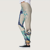 Hokusai Great Wave off Kanagawa.  japan kunst Leggings (Links)