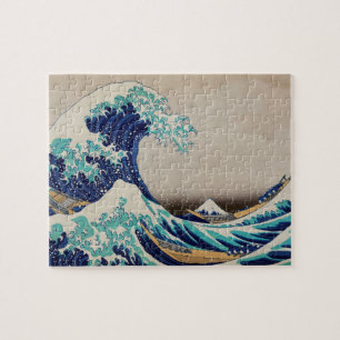 Hokusai Great Wave off Kanagawa.  japan kunst Legpuzzel