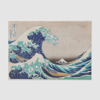 Hokusai Great Wave off Kanagawa. japan kunst Tissuepapier