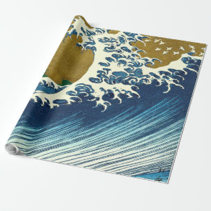 Hokusai Grote Golfpatroon: Japanse Ukiyo-e Kunst Cadeaupapier