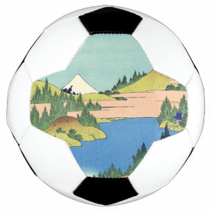 Hokusai Hakone Lake in de provincie Sagami Voetbal