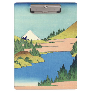 Hokusai Hakone-meer in Sagami Provincie Klembord
