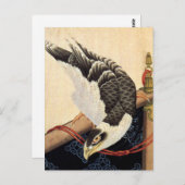 Hokusai Hawk Briefkaart (Voorkant / Achterkant)