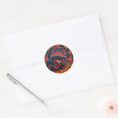 Hokusai Japans Phoenix Stickers (Envelop)