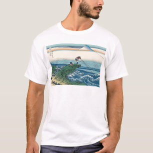 Hokusai Kajikazawa in de provincie Kai T-shirt
