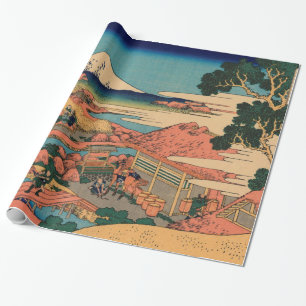 Hokusai Katsushika - de Plantatie van Tea Cadeaupapier