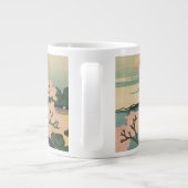 Hokusai Katsushika - Goten-Yama-Hill, Shinagawa Extra Grote Beker (Achterkant)