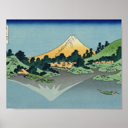 Hokusai Katsushika - Mount Fuji Poster (Voorkant)