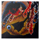 Hokusai kunst tegel tegeltje (Voorkant)