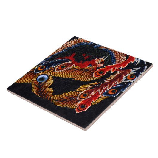 Hokusai kunst tegel tegeltje (Zijkant)