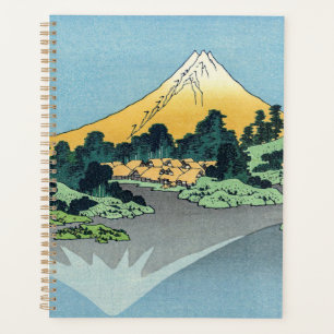 Hokusai - Le Mont Fuji reflète le lac Kawaguchi