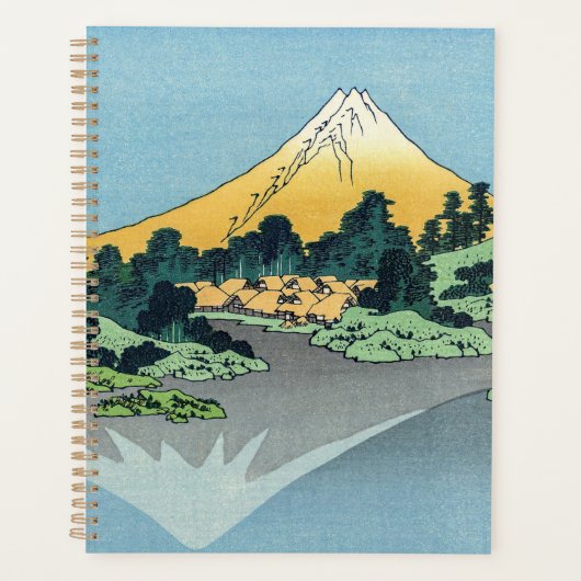 Hokusai - Le Mont Fuji reflète le lac Kawaguchi (Devant)