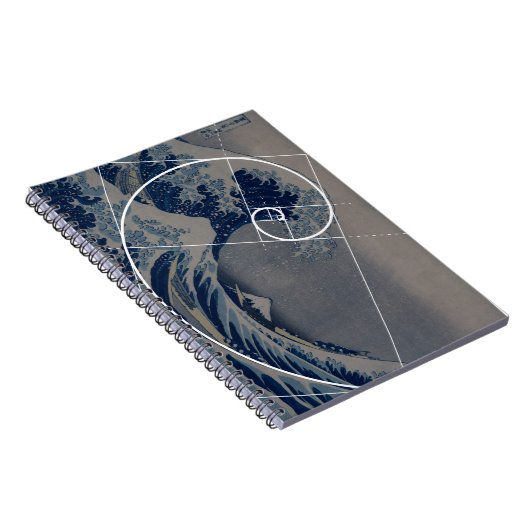 Hokusai Meets Fibonacci, Golden Ratio Notitieboek (Rechterzijde)
