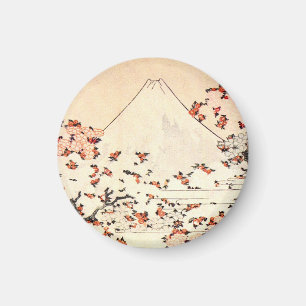 Hokusai Mount Fuji Cherry Blossom Magnet Magneet