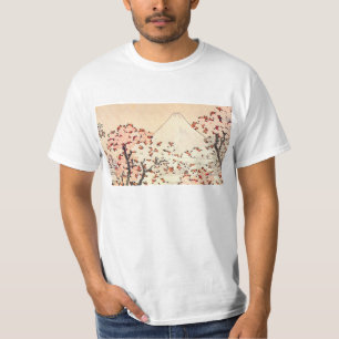 Hokusai Mount Fuji Cherry Blossom T-shirt
