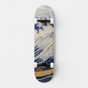 Hokusai Oceaan Golven Vissersboten Skateboard
