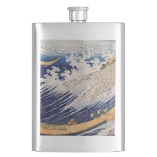 Hokusai Oceaangolven Zee Boten Flacon