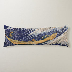 Hokusai Oceaangolven Zee Boten Lichaamskussen