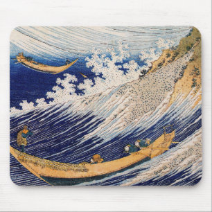Hokusai Oceaangolven Zee Boten Muismat