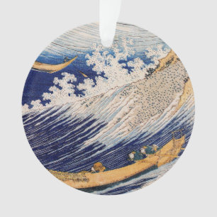 Hokusai Oceaangolven Zee Boten Ornament
