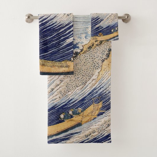Hokusai Ocean Waves Sea Boats (En situation)