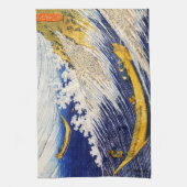 Hokusai Ocean Waves Serviette de cuisine (Vertical)