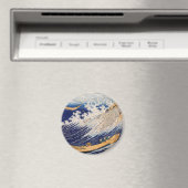 Hokusai Ocean Waves Vissen Boats Magneet (Insitu (Vaatwasser))