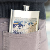Hokusai Ocean Waves Zee Boten Flacon (Voorbeeld)