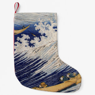 Hokusai Ocean Waves Zee Boten Kleine Kerstsok
