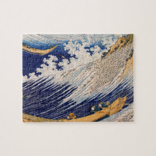 Hokusai Ocean Waves Zee Boten Legpuzzel