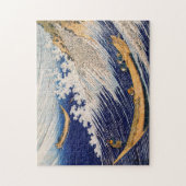 Hokusai Ocean Waves Zee Boten Legpuzzel (Verticaal)