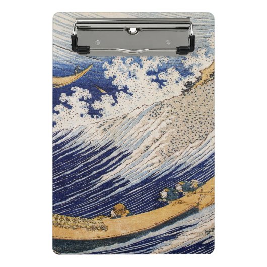 Hokusai Ocean Waves Zee Boten Mini Klembord (Voorkant)