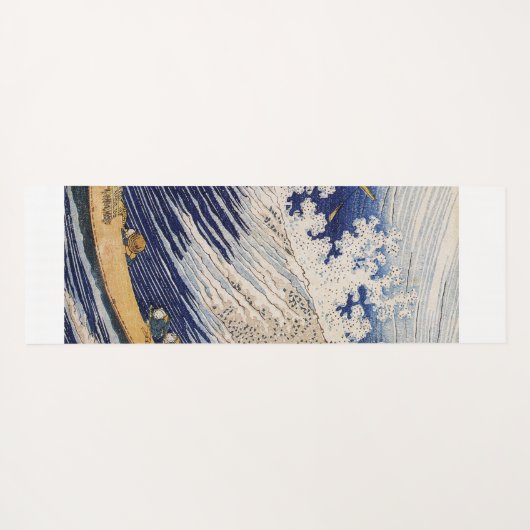 Hokusai Ocean Waves Zee Boten Yogamat (Achterkant (horizontaal))