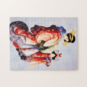 Hokusai Oiran et Kamuro Puzzle (Horizontal)