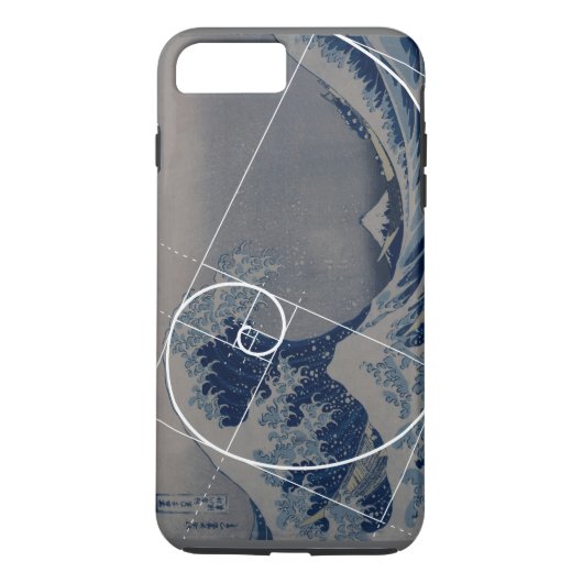 Hokusai ontmoet Fibonacci, Gulden Snede Case-Mate iPhone Case (Achterkant)