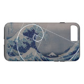 Hokusai ontmoet Fibonacci, Gulden Snede Case-Mate iPhone Case (Achterkant (Horizontaal))