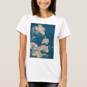 Hokusai Peonies en Canarische galerieHD T-shirt (Voorkant)
