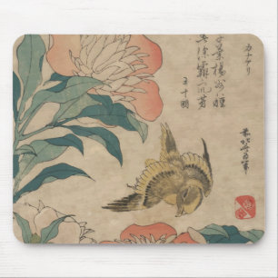 Hokusai Peony en Canarische Eilanden Muismat