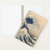 Hokusai personnalisé Great Wave Dotted Journal (À l'intérieur)
