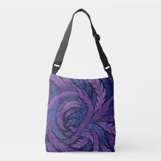 Hokusai Phoenix Art Feather Design Crossbody Tas