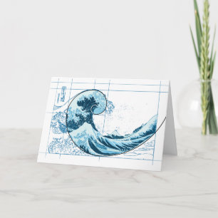 Hokusai rencontre Fibonacci, Carte Bleue