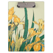 Hokusai sprinkhaan en iris Japan Klembord (Voorkant)